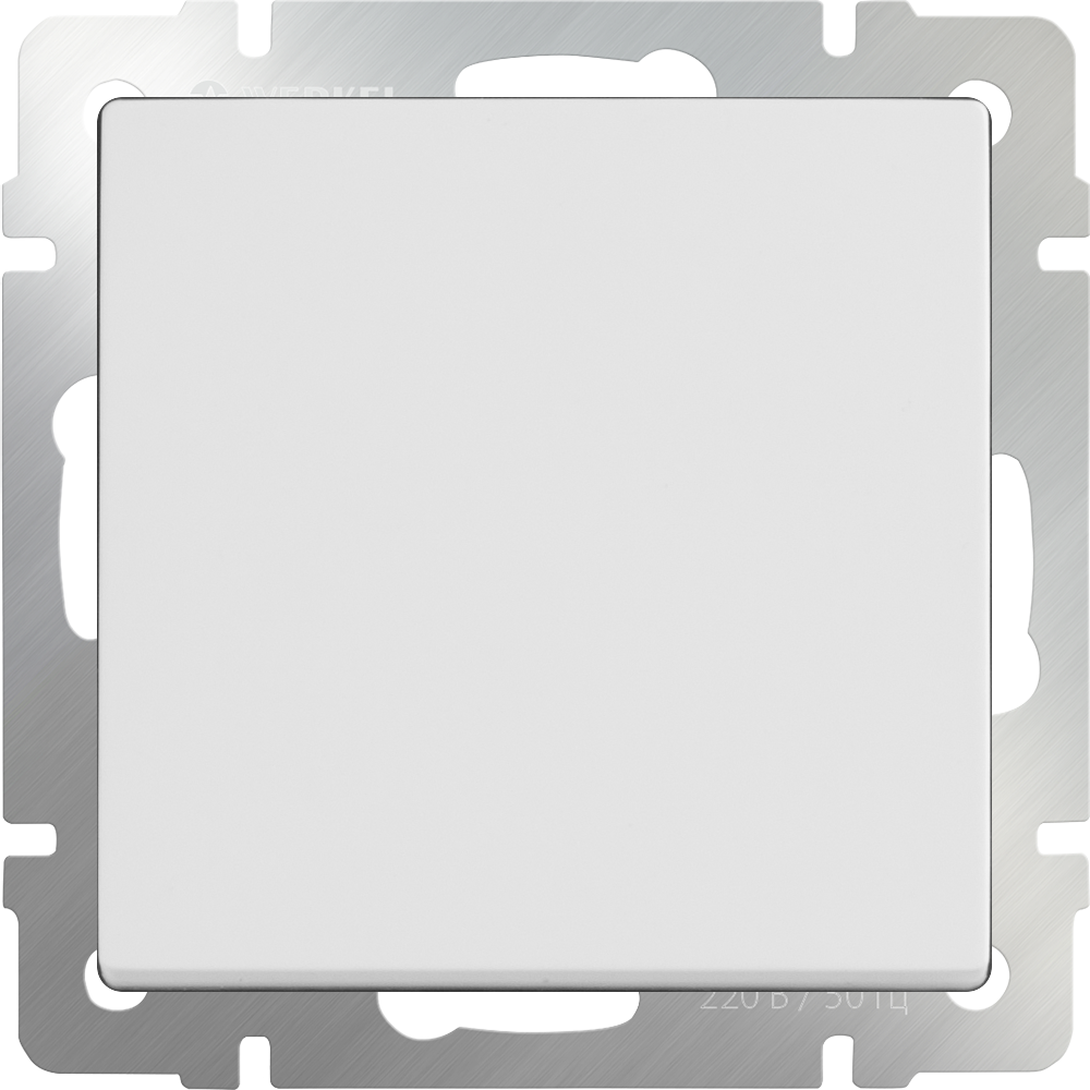Перекрестный переключатель одноклавишный /WL01-SW-1G-C (белый) - фото 2 - id-p75500023
