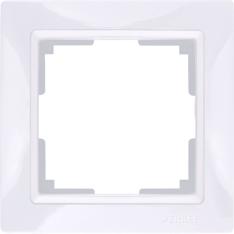 Рамка на 1 пост /WL03-Frame-01 (белый, basic)