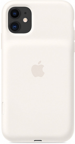 Оригинальный чехол-аккумулятор для IPhone 11 Smart Battery Case with Wireless Charging Model A2183 (White)