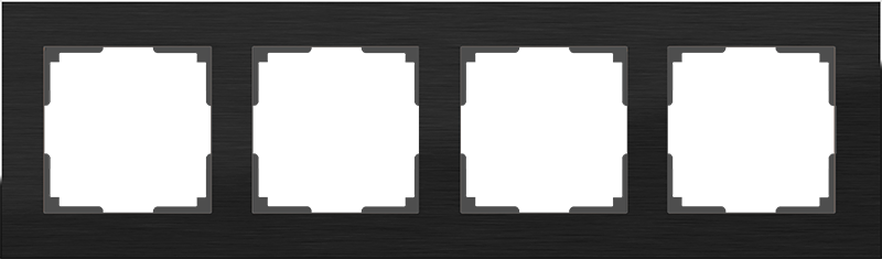 Рамка на 4 поста /WL11-Frame-04 (алюминий)