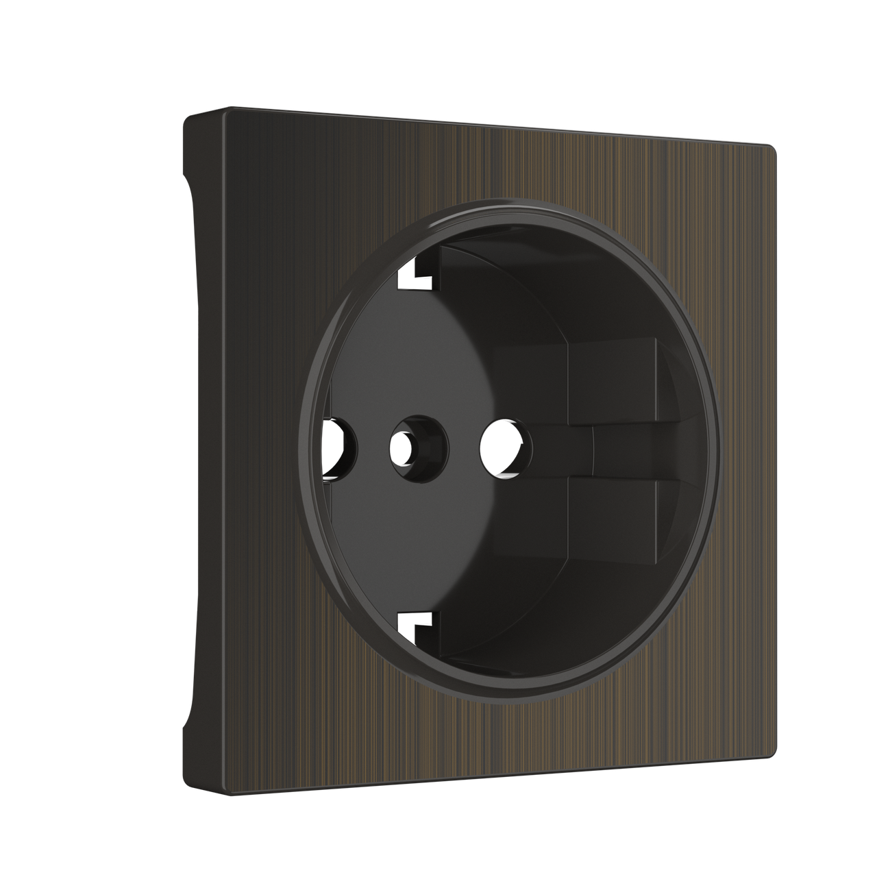 Накладка для розетки IP20 /WL12-SKGS-IP20-CP (бронзовый)