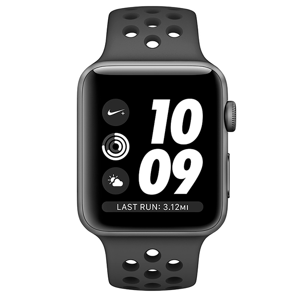 Смарт-часы Apple Watch Nike+ Series 3 GPS 42mm Black Nike Sport Band MTF42GK/A (Space Grey)