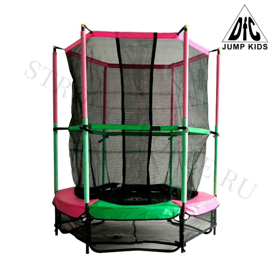 Батут DFC Jump Kids 55" (green-pink) - фото 1 - id-p75894104
