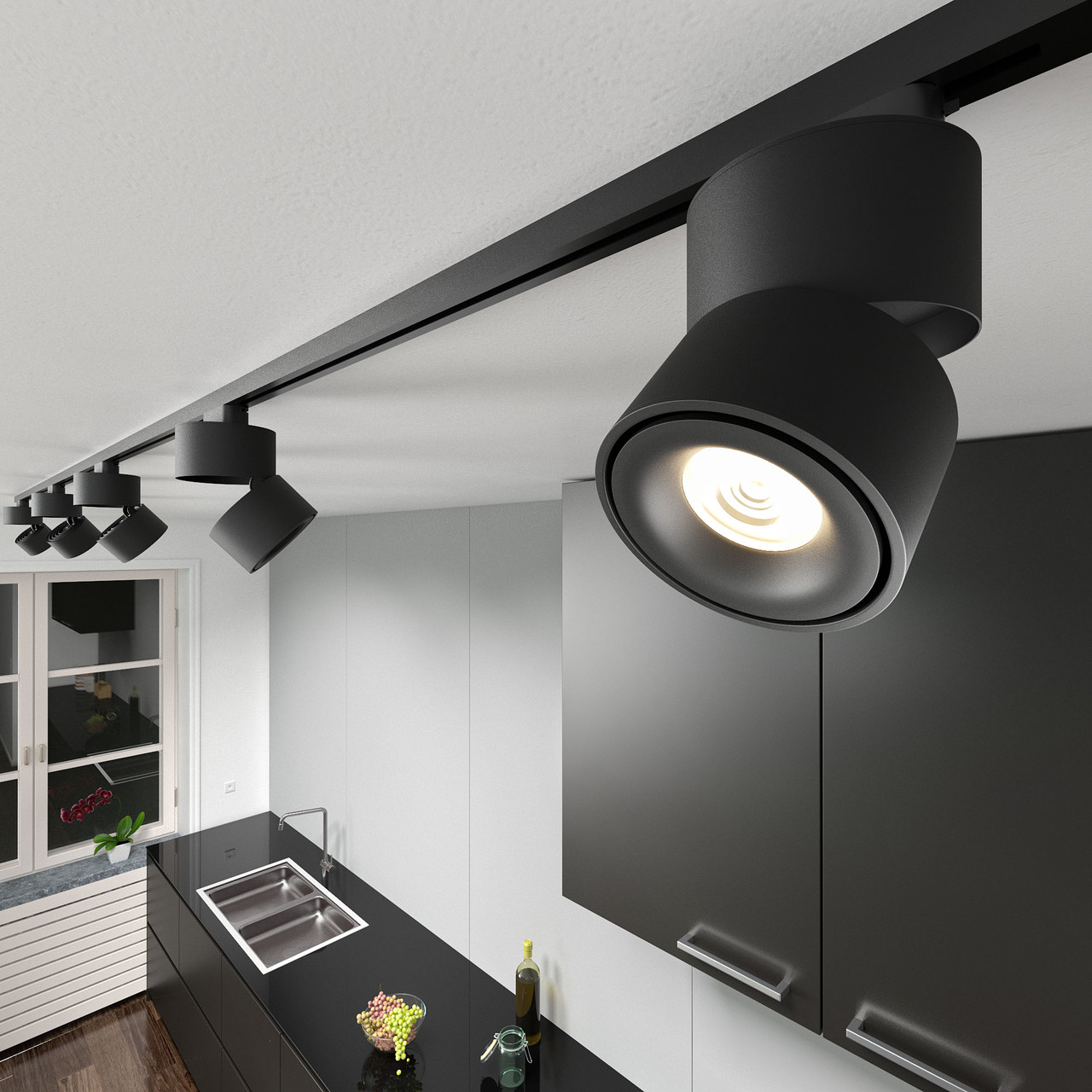 Светильник потолочный светодиодный Klips черный 15W 4200К /LTB21/ - фото 3 - id-p75498514