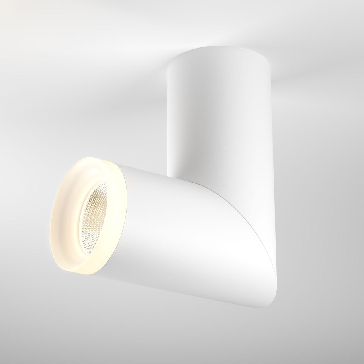 Светильник светодиодный стационарный белый матовый /DLR036 12W 4200K/ - фото 2 - id-p75498346