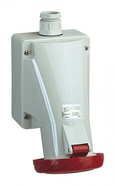 Настенный розетка винт 32А 3 Р+Е IP67 380В/83170/