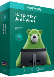 Антивирус Kaspersky Anti-Virus, Базовая защита на 1 год для 2 ПК, продление