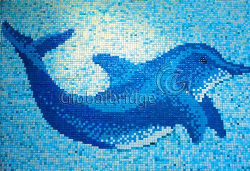 Мозаичное панно Дельфин 2505 для бассейна - фото 3 - id-p75903523