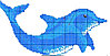 Мозаичное панно Дельфин 2508 для бассейна, фото 2