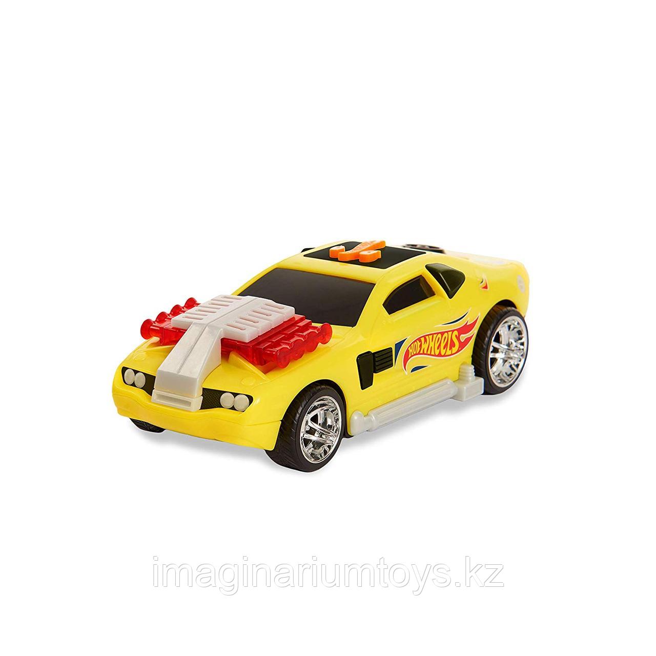 Машинка Hot Wheels Pop Racers 13 см желтая - фото 2 - id-p75908189