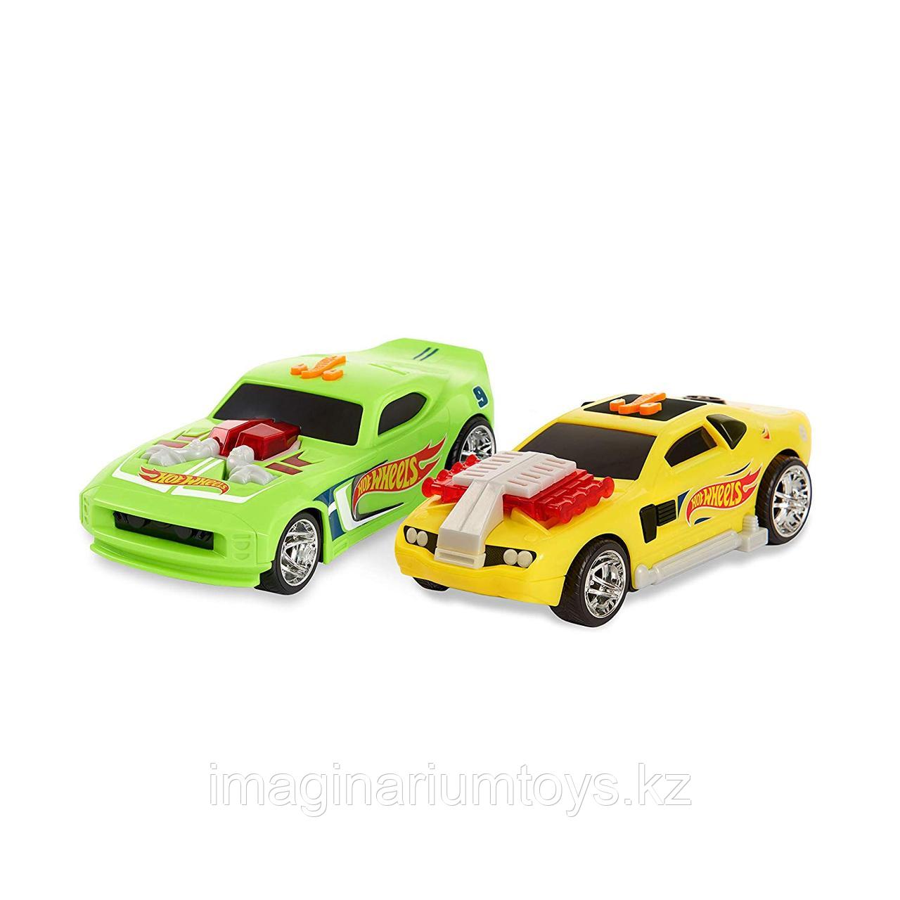 Машинка Hot Wheels Pop Racers 13 см желтая - фото 3 - id-p75908189
