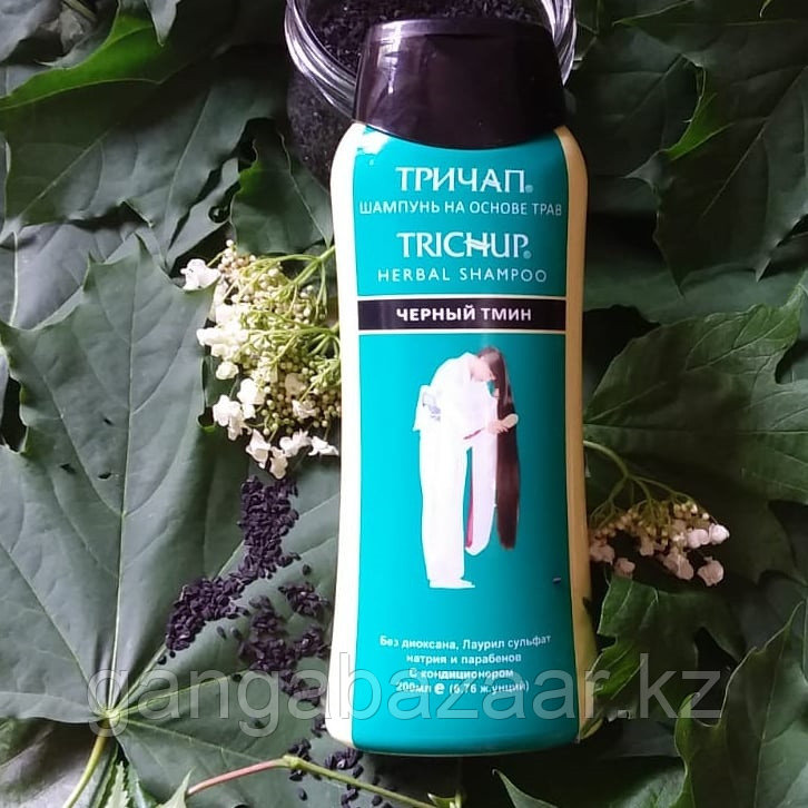 Шампунь Тричап с чёрным тмином /Trichup Herbal Shampoo Black Seeds, 200 мл