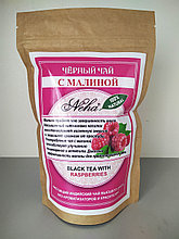 Чай черный листовой с малиной , NEHA .BLACK TEA WITH RASPBERRIES 100гр