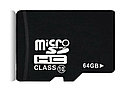 Карта памяти 64Гб micro SD (class 10) для электронных устройств (в т.ч. для записи Full HD видео), фото 2