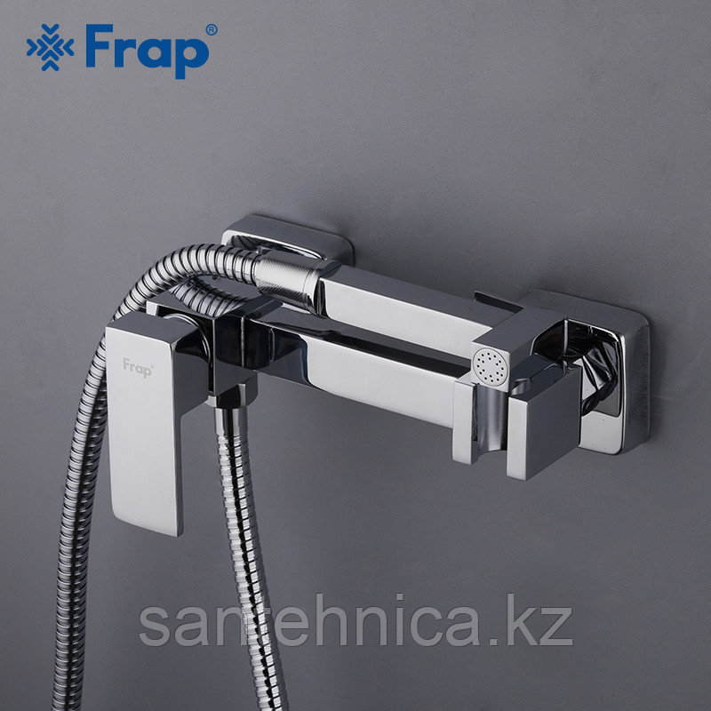 Смеситель с гигиеническим душем Frap F7504 хром - фото 2 - id-p75921425