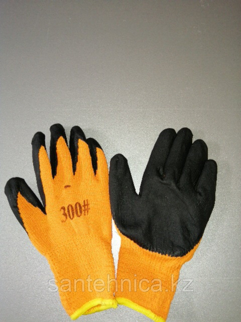 Қолғап /Перчатки облитые оранжев.(12)