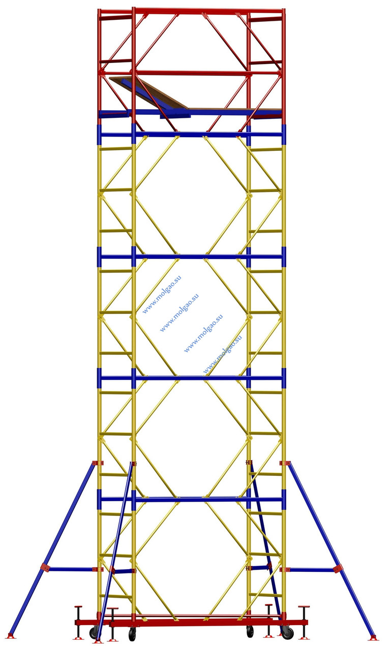 Аренда вышки Тура 0.7х1.6х.7.5м , леса, лестница стремянка KRAUSE 3-х секционная - фото 1 - id-p75924284