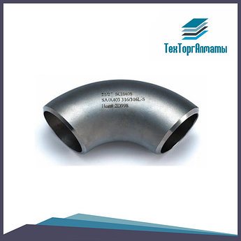 Гнутый отвод нержавеющий Марка 03Х17Н14М3