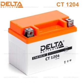 Аккумулятор Delta CT 1204 (12V / 4Ah) [YB4L-A, YB4L-B, YTX4L-BS] - фото 1 - id-p75927061