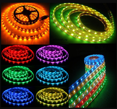 Светодиодная лента, лед лента, strip light 3528, light strip 5050, 220 в