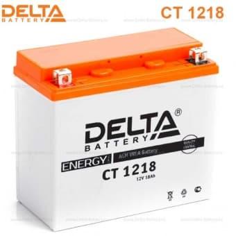 Аккумулятор Delta CT 1218 (12V / 18Ah) [YB18-A, YB16-B, YB16-B-CX, YTX20H, YTX20-BS] - фото 1 - id-p75936876