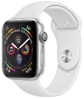 Смарт-часы Apple Watch Series 4 GPS 40mm Silver Aluminium Case with White Sport Band Model A1977 (MU642GK/A)