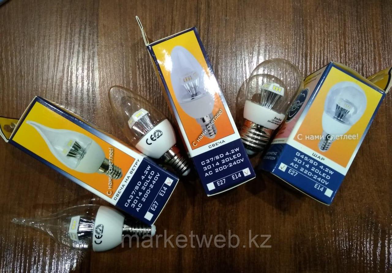 Лампа Светодиодная LED C37/SD 4,2W  Акция