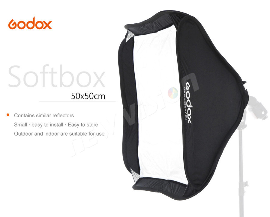 Софтбокс 50×50 см Godox S type  Удобная, версия 2022