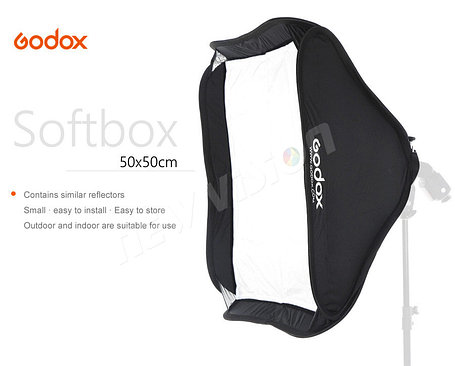Софтбокс 50×50 см Godox S type Удобная, версия 2022, фото 2