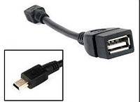 OTG USB2.0 - miniUSB с кабелем