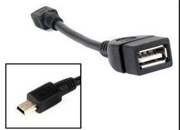 OTG USB2.0 - miniUSB  с кабелем