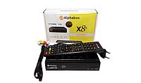 TV приставка Alfabox X8+ combo для спутникового и эфирного телевидения.