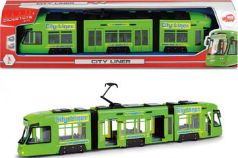Игрушечный Городской трамвай 46 см зеленый Dickie Toys
