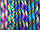 Скакалка гимнастическая утяжеленная разноцветная 3,0 м, фото 2