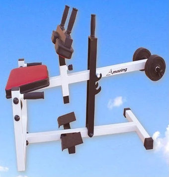 Скамья голень сидя на икры