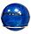 Мяч для художественной гимнастки с блестками 15 см Indigo, фото 3