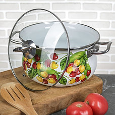 Набор эмалированной посуды из 3-х кастрюль,(1,5 л, 2,5 л, 3,5 л) i1000 "Вкусняшка" I1000вкус, фото 4