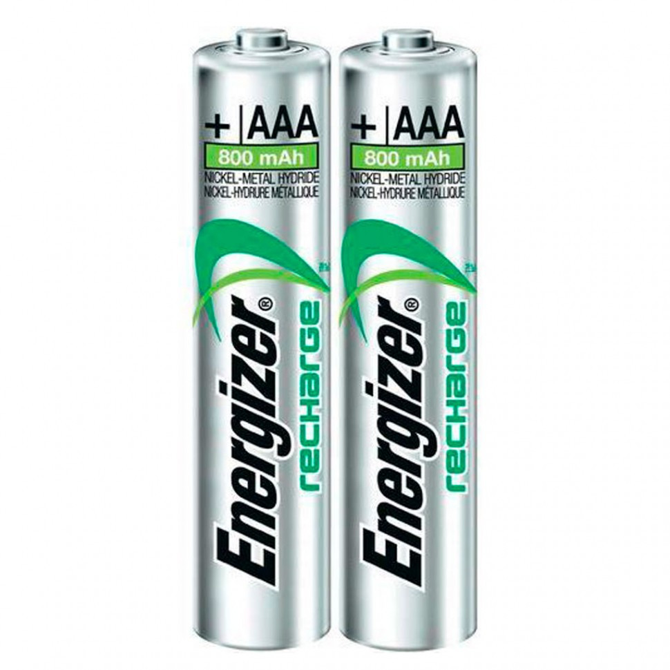 Аккумуляторы Energizer NiMH AAA 800mAh 2 штуки в блистере