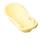 Ванна детская Tega "УТОЧКА" желтый, размер 102 см. без термометра, без слива, материал пластик