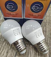 Светодиодная  LED ЛЕД лампа G45 6W E27   Экосвет