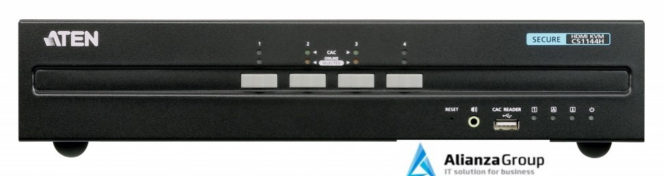 Защищенный KVM переключатель ATEN CS1144H / CS1144H-AT-G