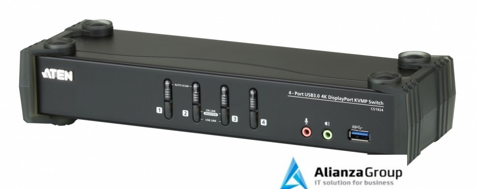 Настольный KVM Переключатель ATEN CS1924 / CS1924-AT-G