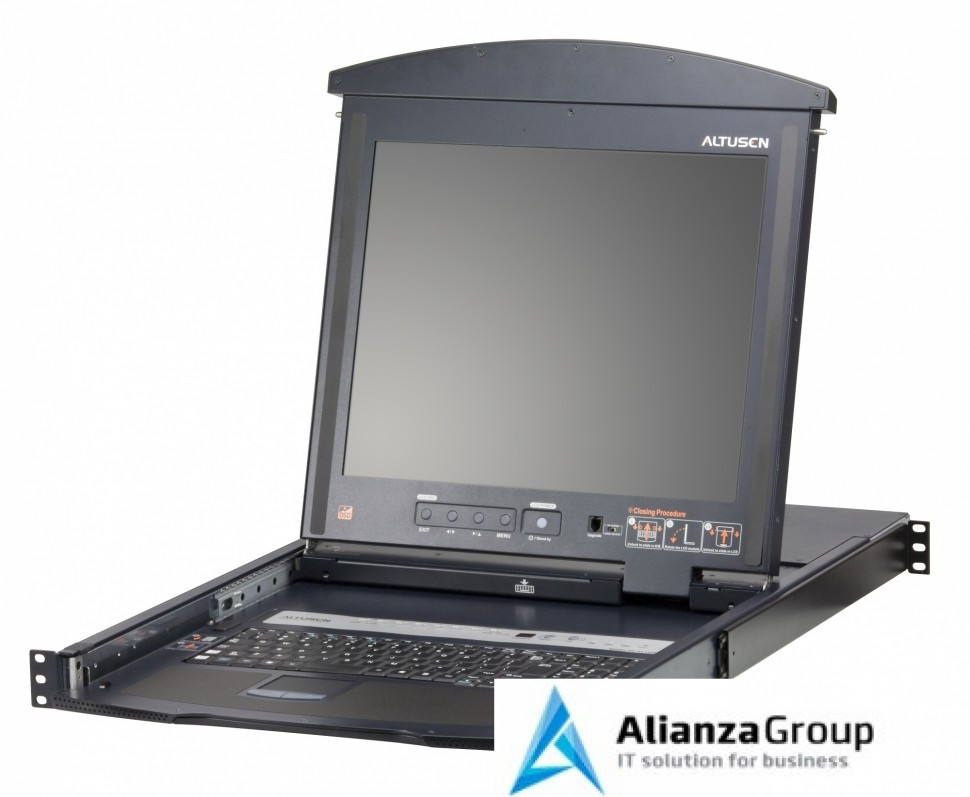 KVM консоль с переключателем ATEN KL1508AN / KL1508AN-AXA-RG