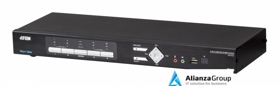 Настольный KVM переключатель ATEN CM1164A / CM1164A-AT-G