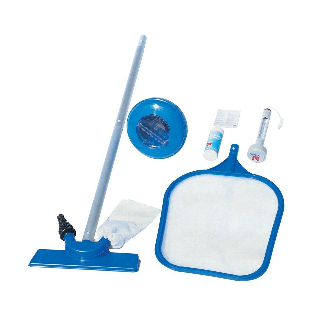 Набор для чистки и ухода за бассейном BESTWAY Flowclear Pool Accessories Set 58195 (Blue) - фото 1 - id-p75894892