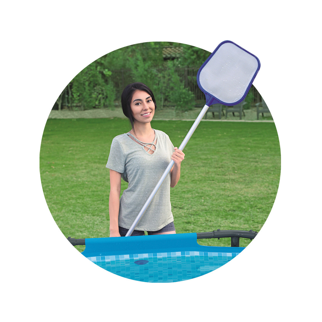 Набор для чистки и ухода за бассейном BESTWAY Flowclear Pool Accessories Set 58195 (Blue) - фото 2 - id-p75894892