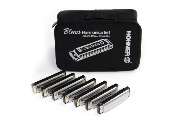 Комплект губных гармошек Hohner Blues Band Harmonica set - фото 1 - id-p76051439