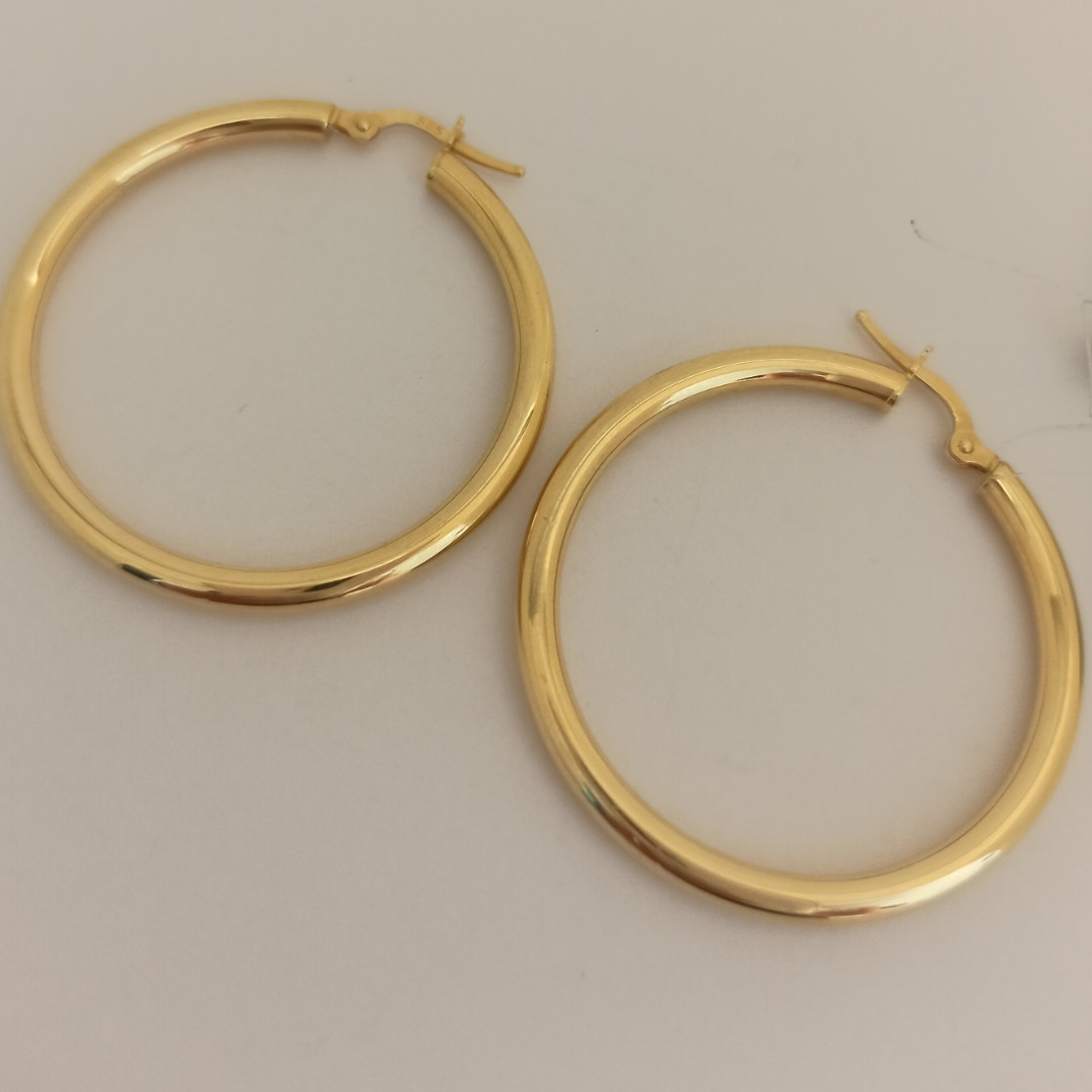Серьги - конго / 3,8 см
