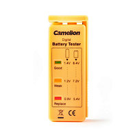 Тестер заряда батарей CAMELION BT-0503 Тестер уровня заряда батарей AA/AAA/C/D/9V/таблетки Блистер TVR12892 Тестер заряда батарей CAMELION BT-0503 Тестер уровня заряда батарей AA/AAA/C/D/9V/таблетки Блистер