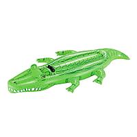 Надувная игрушка для катания верхом Крокодил 203 х 117 см BESTWAY 41011 Винил Зелёный Цветная коробка